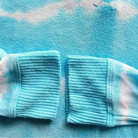 George Girls Blue Tie Dye Lightweight Long Sleeve Tee Shirt Size  7-8 - Picture 6 of 6